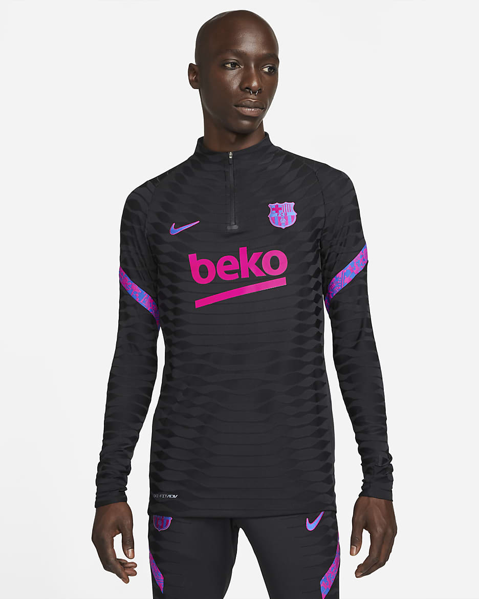 F.C. Barcelona Strike Elite Men s Nike Dri FIT ADV Football Drill Top